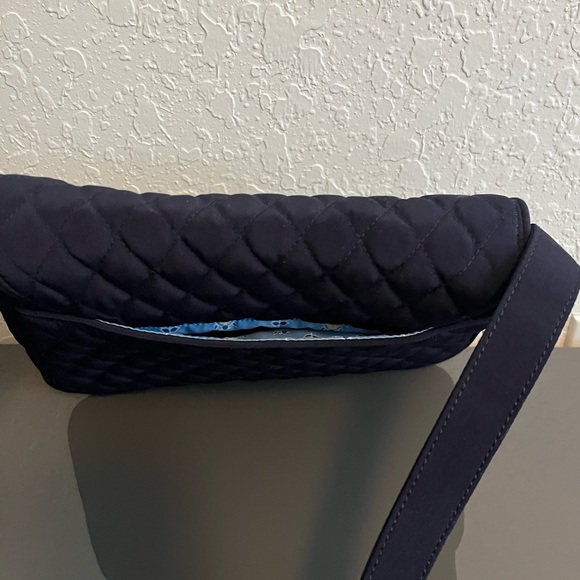 Vera Bradley Navy Medium Flap Crossbody - Picture 5 of 7